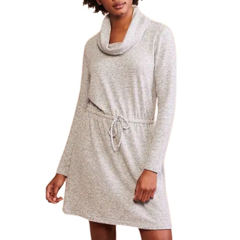 Lou & Grey for LOFT Cowl-Neck Drawstring Dress Size XS